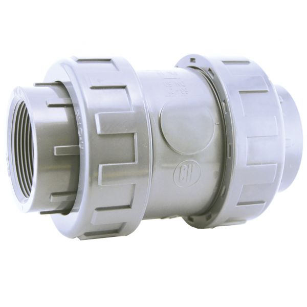 CHECK VALVE WITH SPRING EPDM DOUBLE UNION THREAD