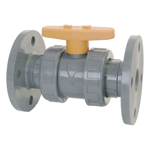 2 WAY BALL VALVE WITH FLANGES CR TYPE EPDM